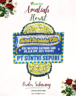 Papan Bunga Duka di Nabunage