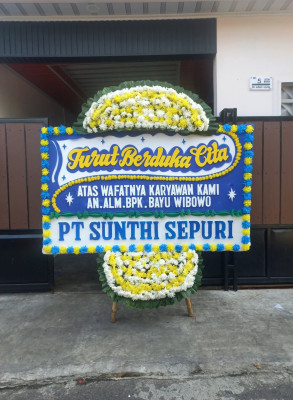 Papan Bunga Duka di Nabunage