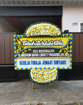 Papan Bunga Duka di Nabunage