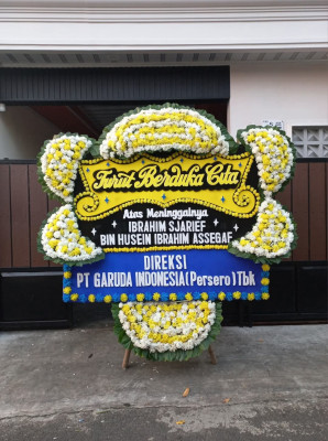 Papan Bunga Duka di Nabunage